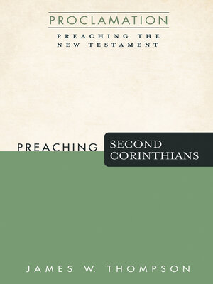 cover image of Preaching Second Corinthians